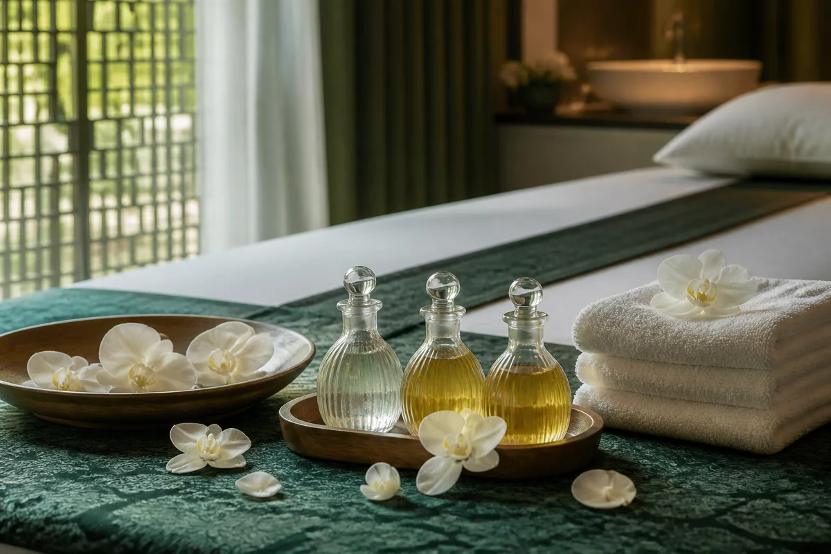 Aromatherapy massage professional wellness service in Singapore