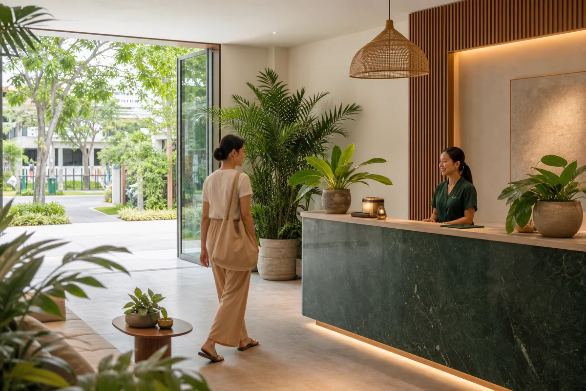 Professional massage and wellness setting for Hougang Singapore