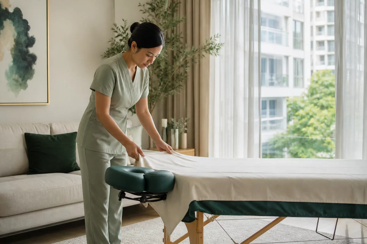Mobile massage professional wellness service in Singapore