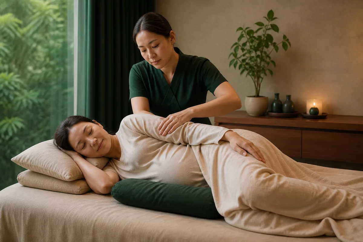 Prenatal massage professional wellness service in Singapore