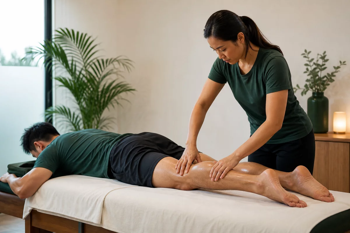 Sports massage professional wellness service in Singapore
