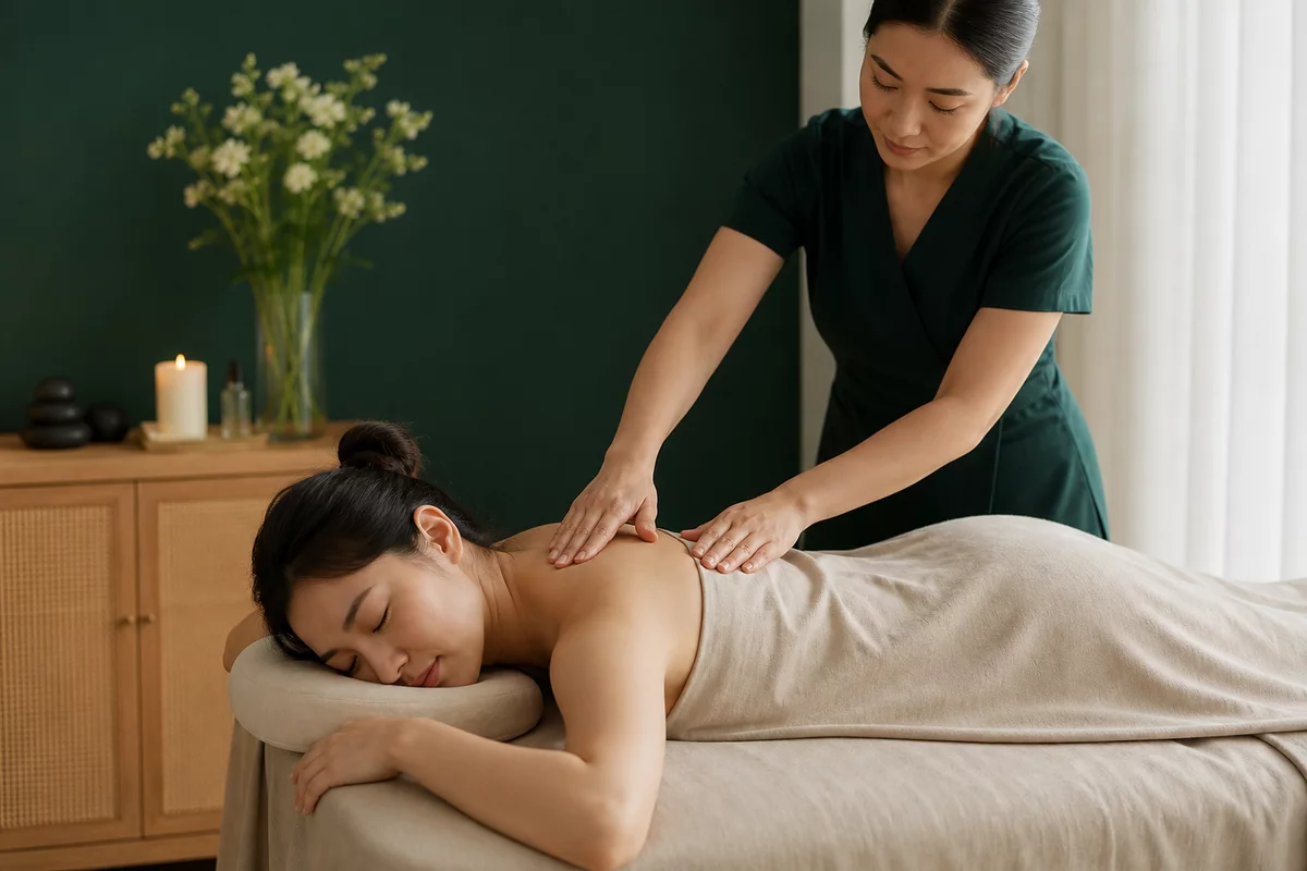 Swedish massage professional wellness service in Singapore